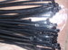 Plastové stahovací pásky černé, 250 x 4,8mm, 100ks